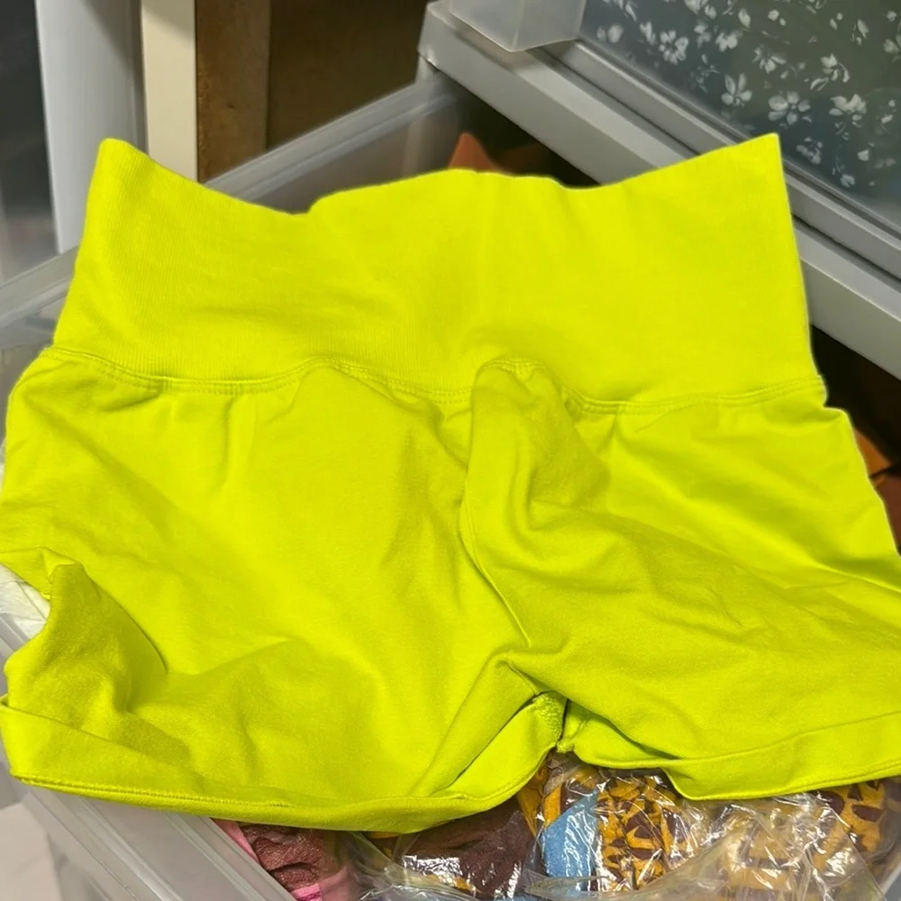 Camila Coelho Lime Green Women Shorts